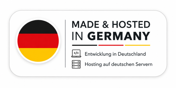 made and hosted in Germany